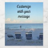 ビーチウォーク ワインラベル (シングルラベル)