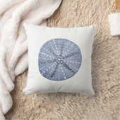 ビーチウォーターカラーブルーシーウルチン装飾用クッション クッション (ブランケット)