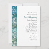 ビーチウォータースターフィッシュブライダルシャワー招待 招待状 (裏面)