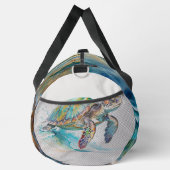 ビーチウォーター航海のカラーウミガメ大 ダッフルバッグ (右)