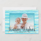 ビーチウォームウィーズターコイズストライプー シーズンカード (正面)