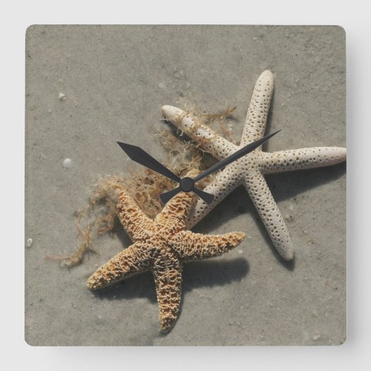 ビーチウォールクロック スクエア壁時計 (正面)