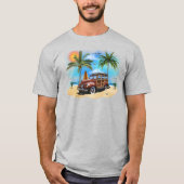 ビーチウッディワゴンTシャツ Tシャツ (正面)