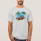 ビーチウッディワゴンTシャツ Tシャツ (正面)