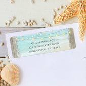 ビーチウッドストリングラ結婚イトの差出人住所 ラベル