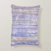 ビーチウッドブルーウォーターカラー抽象芸術 アクセントクッション (裏面(縦))