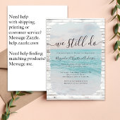 ビーチウッド |我々はまだ誓いを更新する 招待状