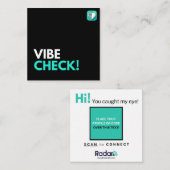 ビーチェック スクエア名刺 (正面/裏面)