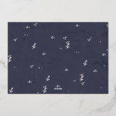 ビーチエレガントのクリスマス挨拶 箔シーズンカード (裏面)