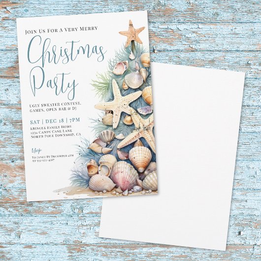 ビーチエレガントクリスマス 招待状