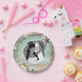 ビーチエレガントシースターフィッシュ&パールパーティー写真 ペーパープレート (パーティー)