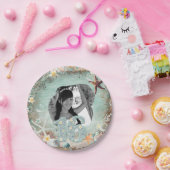 ビーチエレガントシーヒトデ真珠パーティー写真16 ペーパープレート (パーティー)