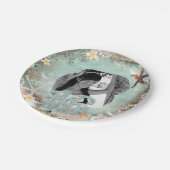 ビーチエレガントシーヒトデ真珠パーティー写真16 ペーパープレート (アングル)