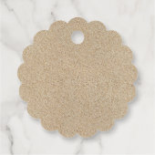 ビーチエレガントブライダルシャワーサンキューホワイト フェイバータグ (裏面)