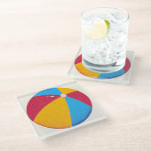 ビーチエレガントボールガラスコースター ガラスコースター (アングル)