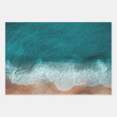 ビーチエレガント景観写真セット ラッピングペーパーシート (正面3)