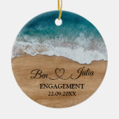 ビーチエンゲージメントオーナメント セラミックオーナメント (正面)