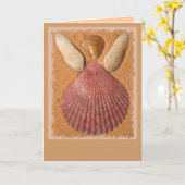 ビーチエンジェル空白のカード カード (黄色い花)