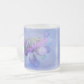 ビーチエンドウ花 フロストグラスマグカップ (正面左)