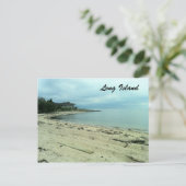 ビーチオンシェルターアイランド， NY ポストカード (スタンド正面)