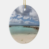 ビーチオンデパームアイランドアルバ セラミックオーナメント (右)