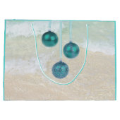 ビーチオーナメントシーズングリーティング ラージペーパーバッグ (裏面)