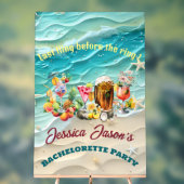 ビーチカクテルトロピカルフルーツバチェロレッテ アクリルサイン (ニュートラル)