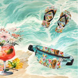 ビーチカクテルトロピカルフルーツブライズメイドパーティー ファニーパック