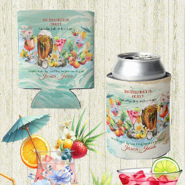 ビーチカクテルトロピカルフルーツブライズメイドパーティー 缶クーラー