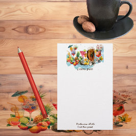 ビーチカクテルトロピカルフルーツ独身最後の夜 便箋