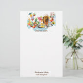 ビーチカクテルトロピカルフルーツ独身最後の夜 便箋 (スタンド正面)