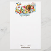 ビーチカクテルトロピカルフルーツ独身最後の夜 便箋 (正面)