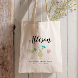 ビーチカクテルバチェロレッテブライドメイド名 トートバッグ