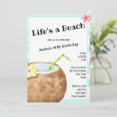 ビーチカクテルバースデーパーティー 招待状 (スタンド正面)