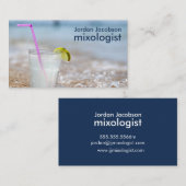ビーチカクテルビジネスカード 名刺 (正面/裏面)