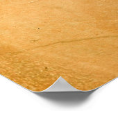 ビーチカクテル結婚のウェルカムサイン ポスター (角)