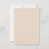 ビーチカジュアルメイソンjar結婚式RSVP 出欠カード (裏面)