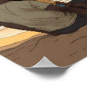 ビーチカスタムの父と子のポスター ポスター (角)