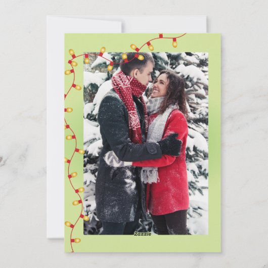 ビーチカスタム🎄クリスマスシーシェルズコラージュ シーズンカード (裏面)