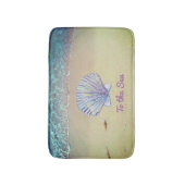 ビーチカスタムサンド&シーシェル バスマット (正面縦)