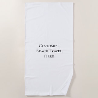 ビーチカスタムタオルバケーションデザインテンプレートプール ビーチタオル