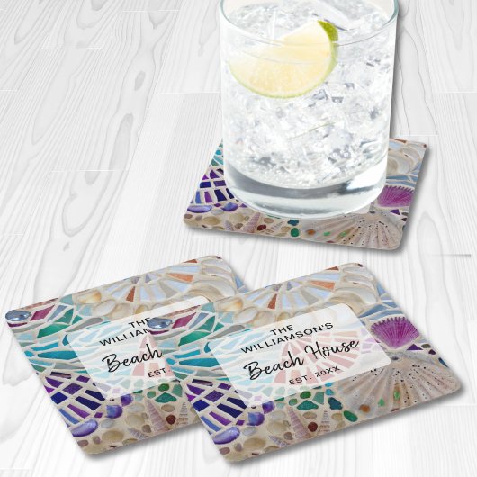 ビーチカスタムハウス スクエアペーパーコースター