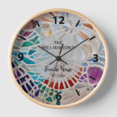 ビーチカスタムハウス 壁時計 (正面)