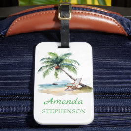 ビーチカスタムバケーション ラゲッジタグ