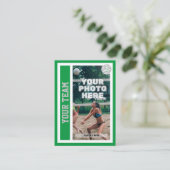 ビーチカスタムバレーボール取引カード(ケリーグリーン) コーリングカード (スタンド正面)