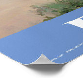 ビーチカスタムパビリオンアートプリント ポスター (角)