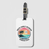 ビーチカスタムファミリー懇親会バケーションアイベント ラゲッジタグ (正面縦)