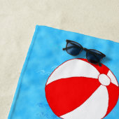 ビーチカスタムボールプールおもちゃカーリーウェーブ ビーチタオル (インサイチュ)