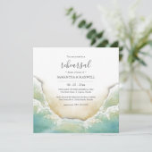 ビーチカスタムリハーサルディナー招待状 招待状 (スタンド正面)