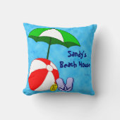 ビーチカスタム傘及びボール装飾用クッション クッション (正面)